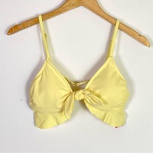 xhilaration swim bikini top Yellow L 8-10